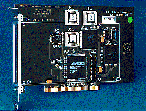 Photo of S-LINK to PCI interface